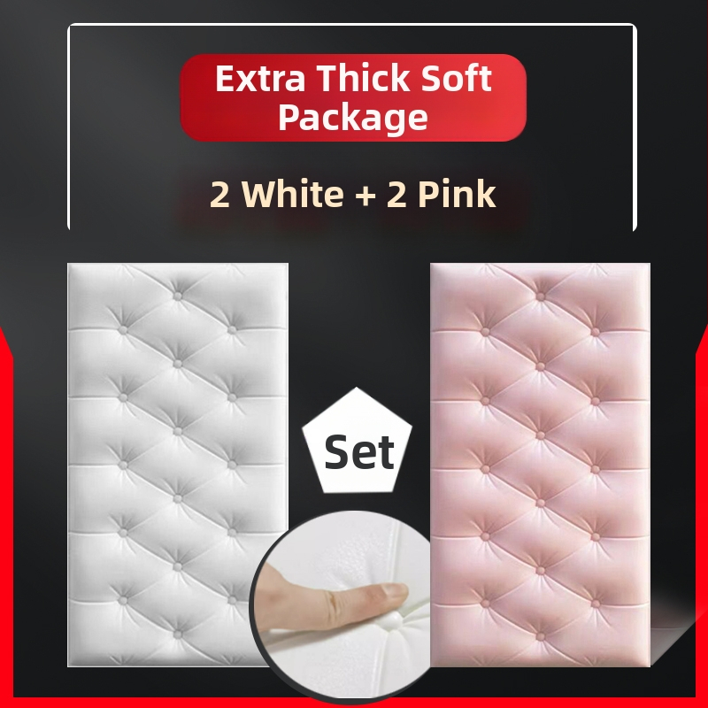 Veekindel ja niiskuskindel voodiääre tapeet, isekleepuvad tatami voodiääre pehmed kotid, seinakleebised, kokkupõrkekindlad seinakaunistused