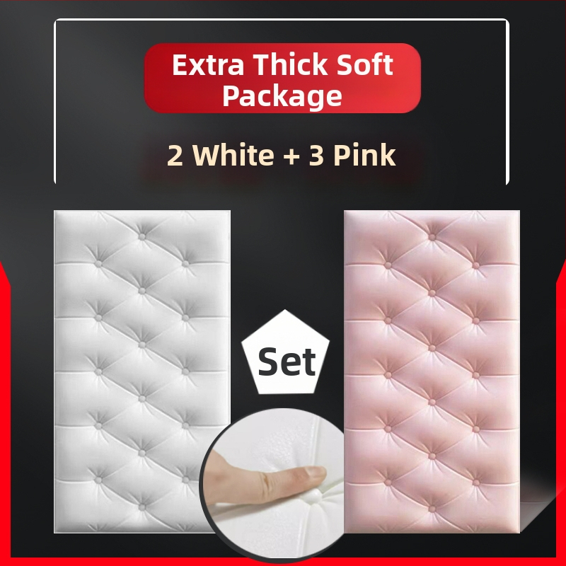 Veekindel ja niiskuskindel voodiääre tapeet, isekleepuvad tatami voodiääre pehmed kotid, seinakleebised, kokkupõrkekindlad seinakaunistused