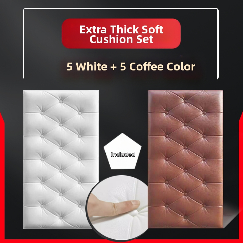 Veekindel ja niiskuskindel voodiääre tapeet, isekleepuvad tatami voodiääre pehmed kotid, seinakleebised, kokkupõrkekindlad seinakaunistused