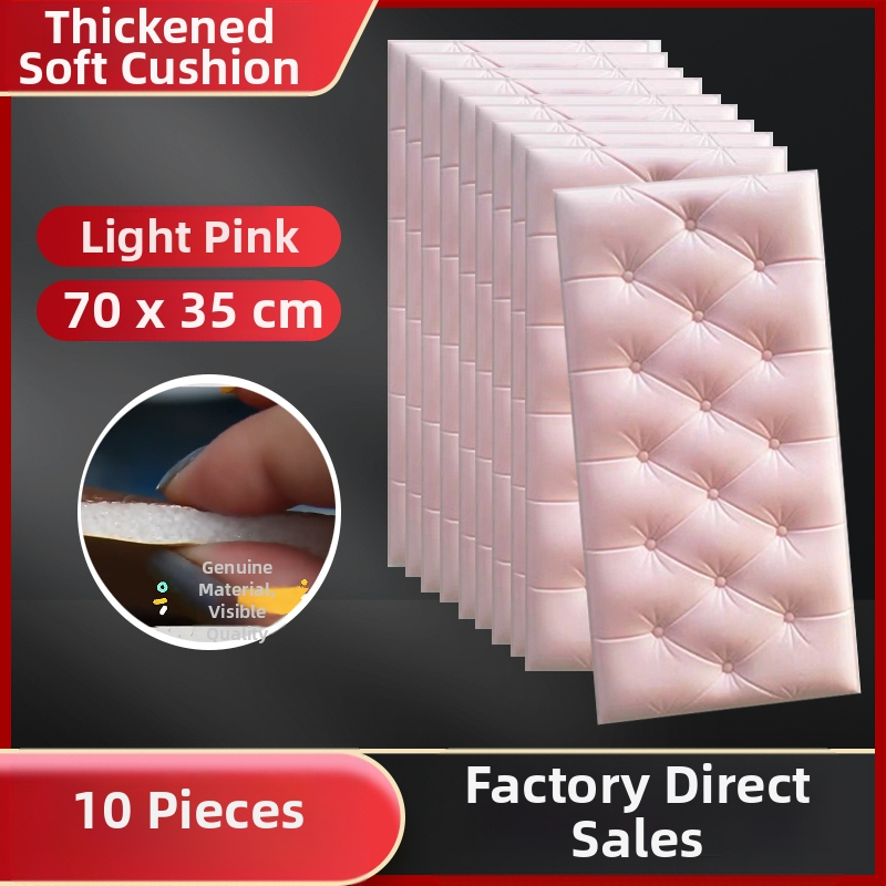 Veekindel ja niiskuskindel voodiääre tapeet, isekleepuvad tatami voodiääre pehmed kotid, seinakleebised, kokkupõrkekindlad seinakaunistused