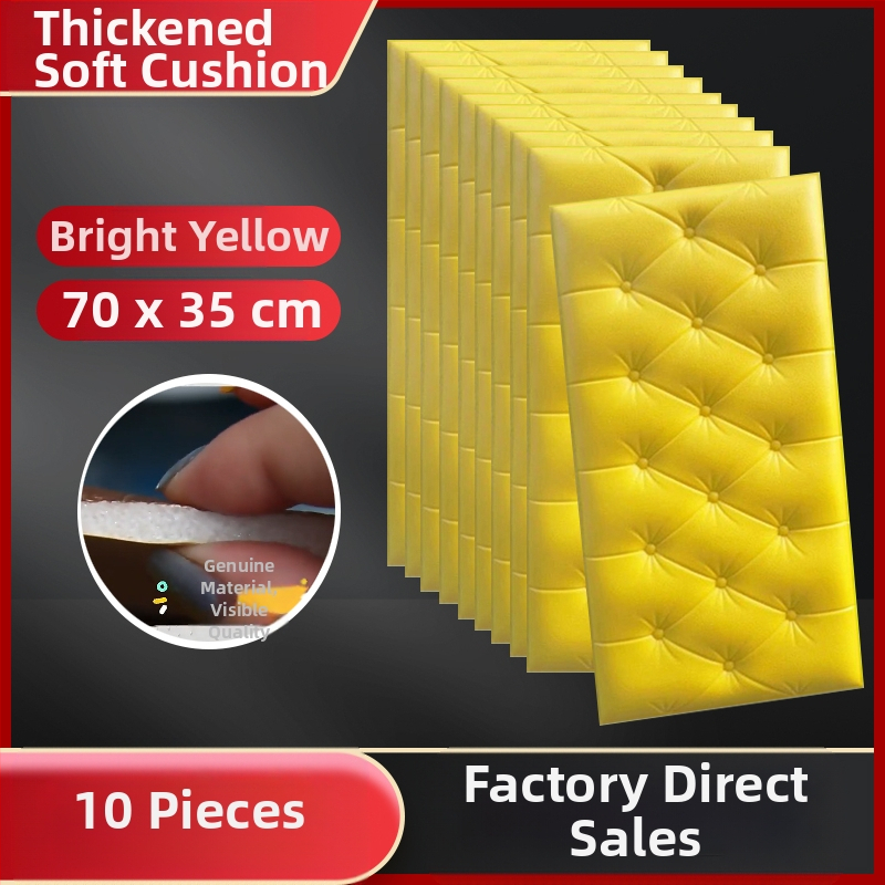 Veekindel ja niiskuskindel voodiääre tapeet, isekleepuvad tatami voodiääre pehmed kotid, seinakleebised, kokkupõrkekindlad seinakaunistused