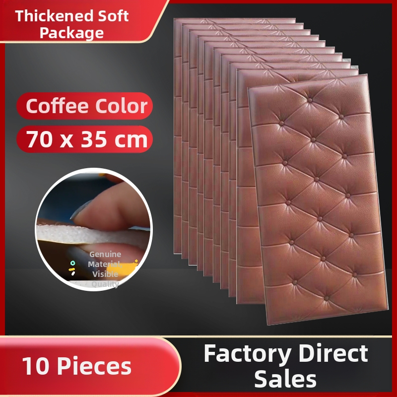 Veekindel ja niiskuskindel voodiääre tapeet, isekleepuvad tatami voodiääre pehmed kotid, seinakleebised, kokkupõrkekindlad seinakaunistused