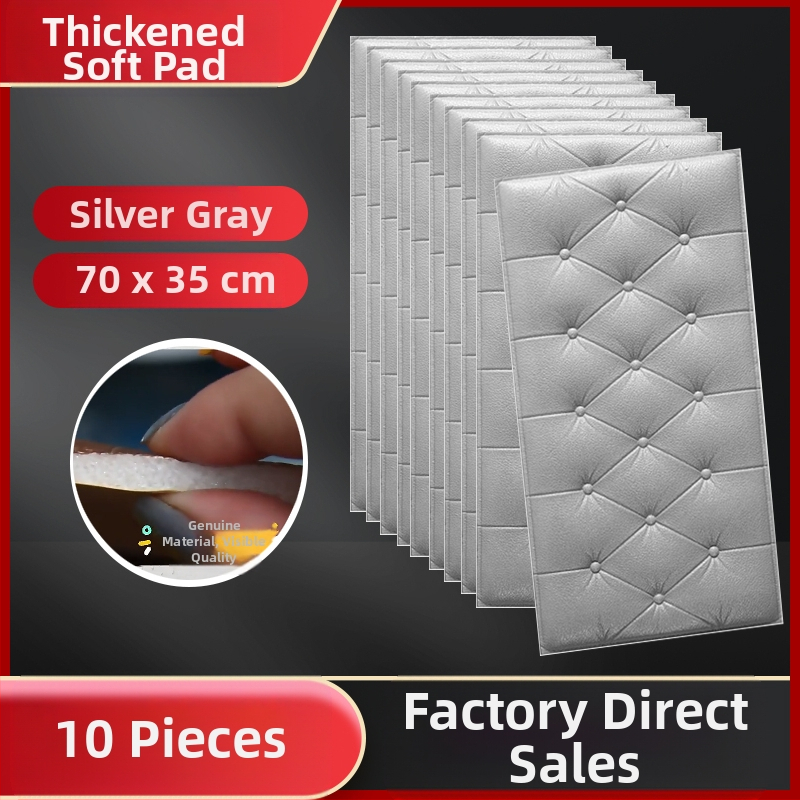 Veekindel ja niiskuskindel voodiääre tapeet, isekleepuvad tatami voodiääre pehmed kotid, seinakleebised, kokkupõrkekindlad seinakaunistused