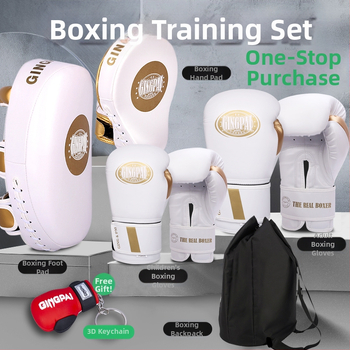 Επαγγελματικά γάντια πυγμαχίας για ενήλικες και παιδιά, εξοπλισμός προπόνησης μάχης Sanda, γάντια για στόχους χειρός και ποδιού, σετ Sparring για άνδρες και γυναίκες