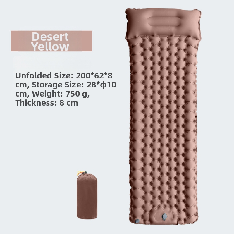 Pēdu jauns viena dimanta TPU piepūšamais paklājs āra telts guļampaklājs īpaši viegls pārnēsājams kempinga mitrumizturīgs paklājs