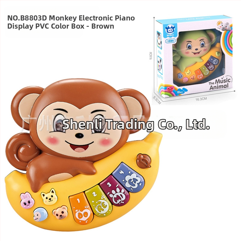 Gyermek multifunkcionális rajzfilm állat elektronikus orgona oktatójáték könnyűzene elektronikus zongora hangszer játék