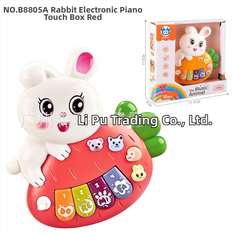 Gyermek multifunkcionális rajzfilm állat elektronikus orgona oktatójáték könnyűzene elektronikus zongora hangszer játék
