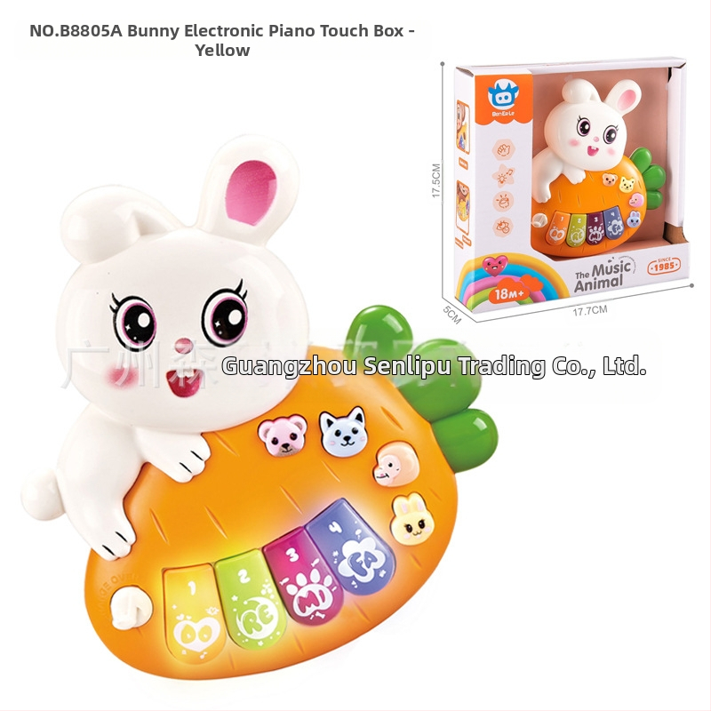 Gyermek multifunkcionális rajzfilm állat elektronikus orgona oktatójáték könnyűzene elektronikus zongora hangszer játék