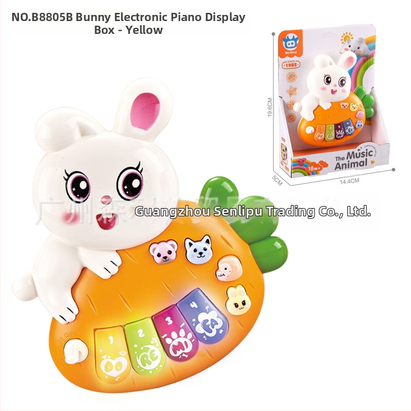 Gyermek multifunkcionális rajzfilm állat elektronikus orgona oktatójáték könnyűzene elektronikus zongora hangszer játék