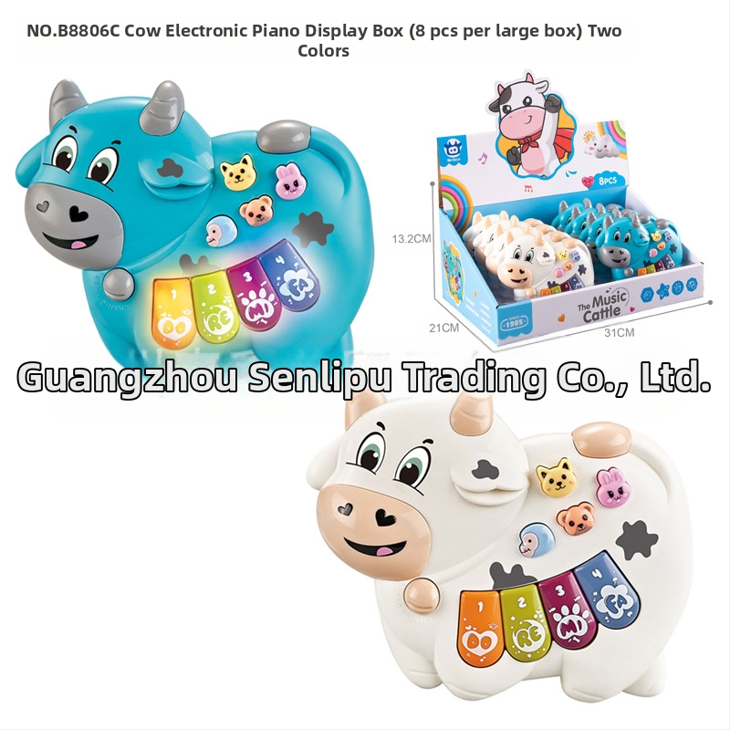 Gyermek multifunkcionális rajzfilm állat elektronikus orgona oktatójáték könnyűzene elektronikus zongora hangszer játék