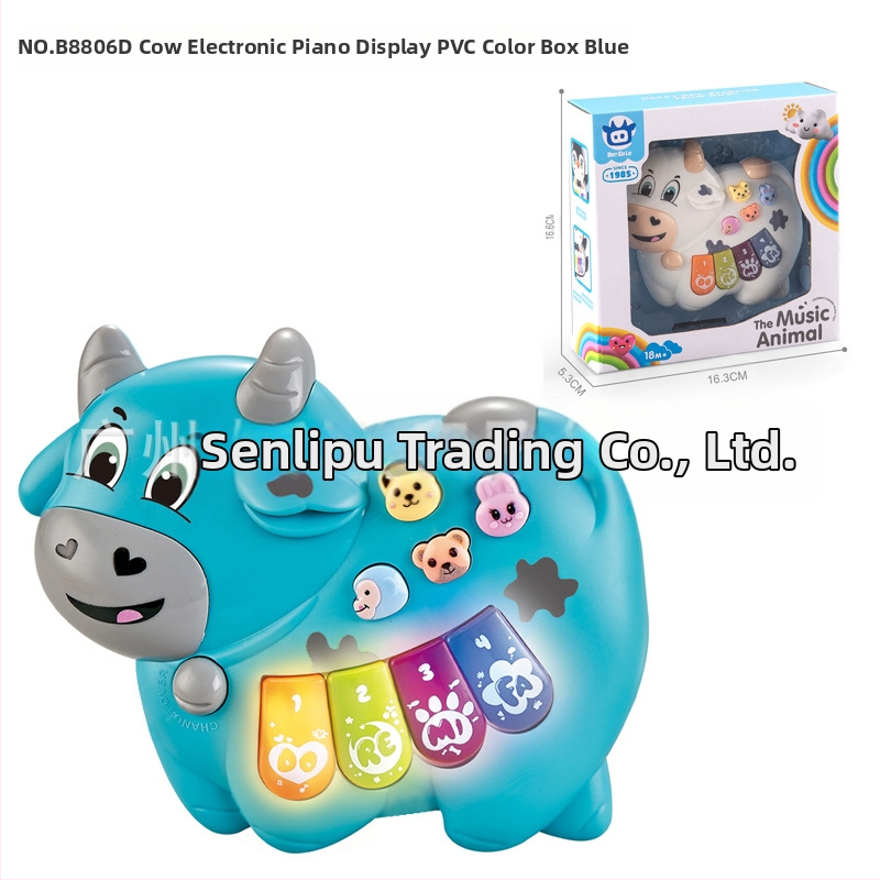 Gyermek multifunkcionális rajzfilm állat elektronikus orgona oktatójáték könnyűzene elektronikus zongora hangszer játék