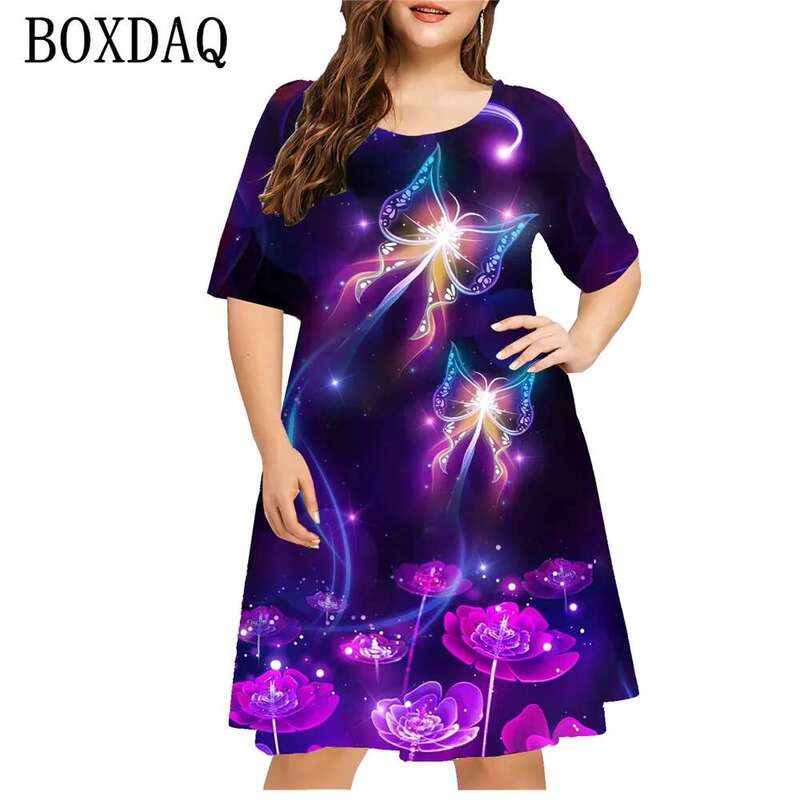 Európai és amerikai határokon átnyúló női ruházat 2025 nyári új stílus kényelmes kerek nyakú zsebes divat elegáns kontrasztos színű rövid ujjú ruha