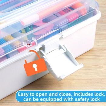 Kunstitööriistakast Kolmekihiline Mitmekihiline Kokkupandav Õpilaste Maalimiskast Kaasaskantav Multifunktsionaalne Majapidamiskast Kunst