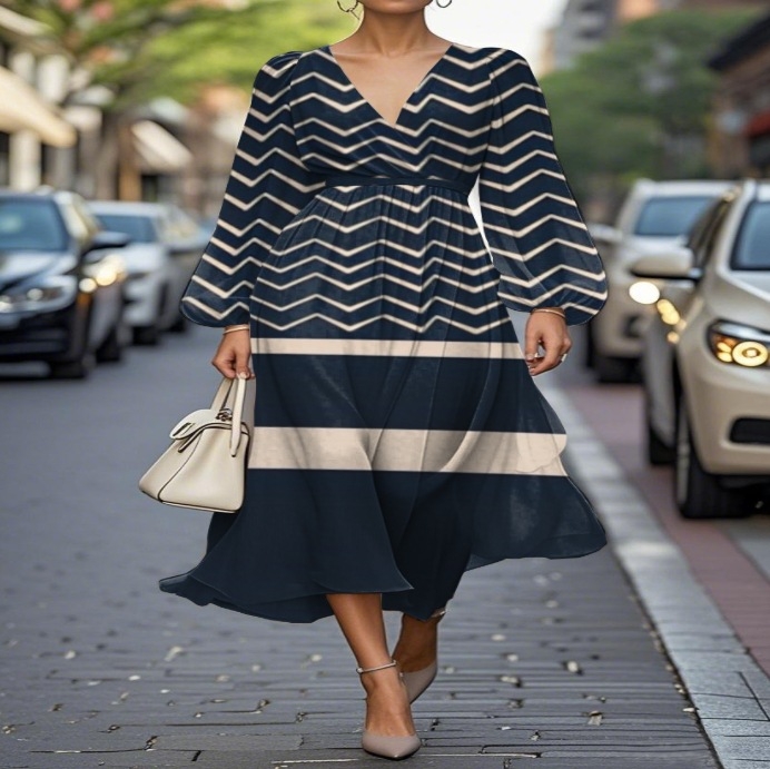 Európa és az Egyesült Államok határokon átnyúló külkereskedelme 2025 Amazon AliExpress kívánság női ruházati nyomtatási ruha