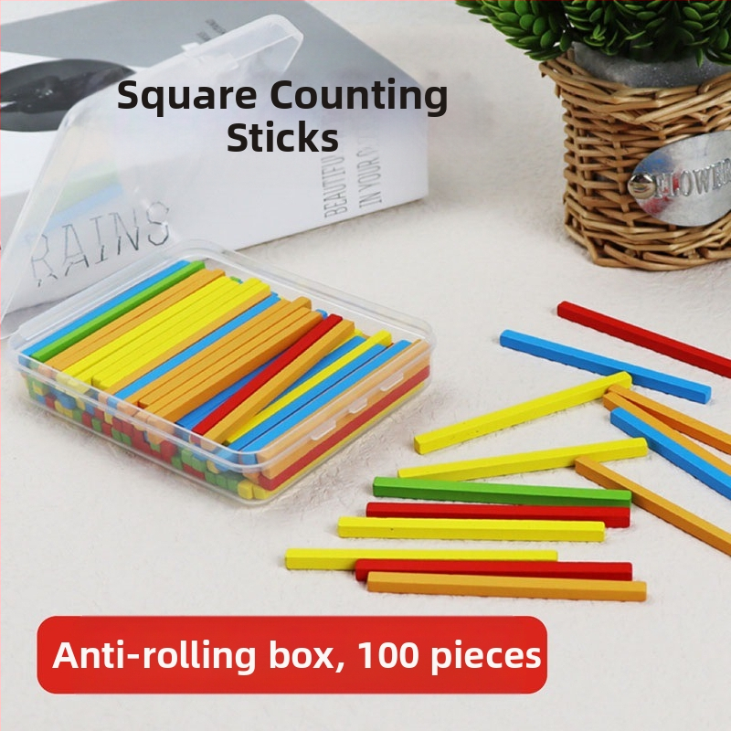 Kis bot abakusz állvány matematika taneszközök tanulási számtan számtan számolás gyerekeknek óvoda általános iskola kis bot összeadás és kivonás