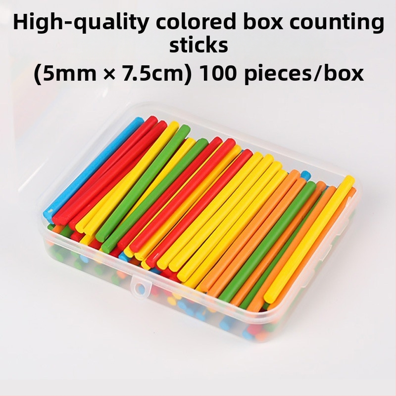 Kis bot abakusz állvány matematika taneszközök tanulási számtan számtan számolás gyerekeknek óvoda általános iskola kis bot összeadás és kivonás