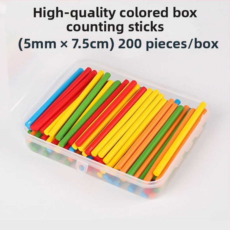 Kis bot abakusz állvány matematika taneszközök tanulási számtan számtan számolás gyerekeknek óvoda általános iskola kis bot összeadás és kivonás