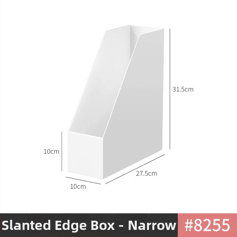 Könyvespolc akril asztali átlátszó könyvespolc állvány irodai irattartó asztali könyvtároló doboz állvány