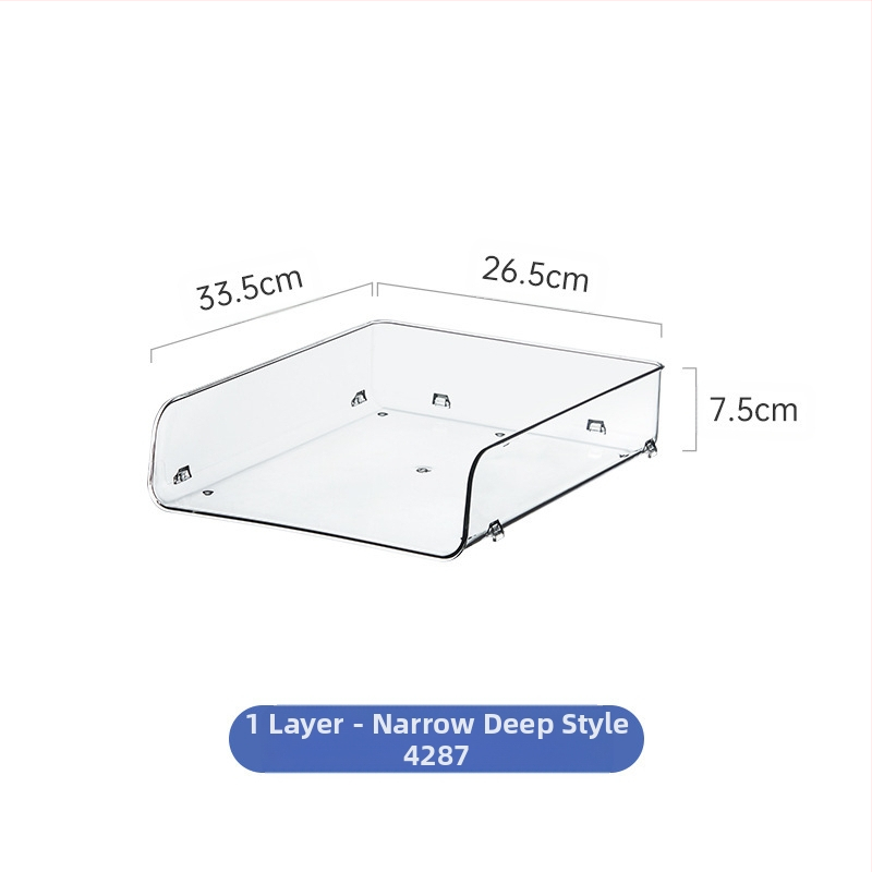 Könyvespolc akril asztali átlátszó könyvespolc állvány irodai irattartó asztali könyvtároló doboz állvány