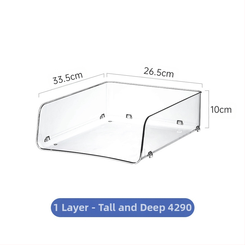 Könyvespolc akril asztali átlátszó könyvespolc állvány irodai irattartó asztali könyvtároló doboz állvány