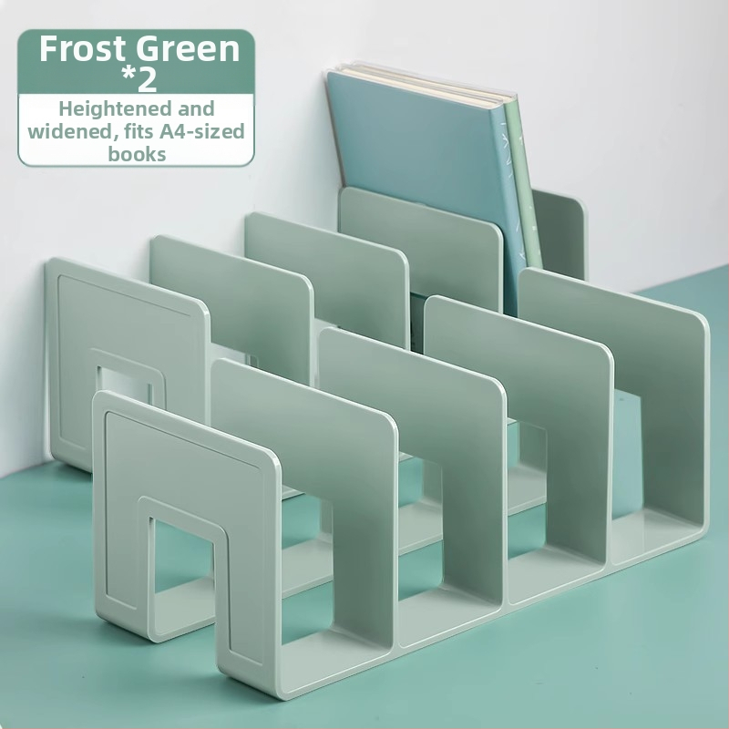 Könyvesállvány, olvasóállvány, könyvcsipesz, asztali könyvespolc, asztali fix könyvtároló állvány, elválasztó, átlátszó akril