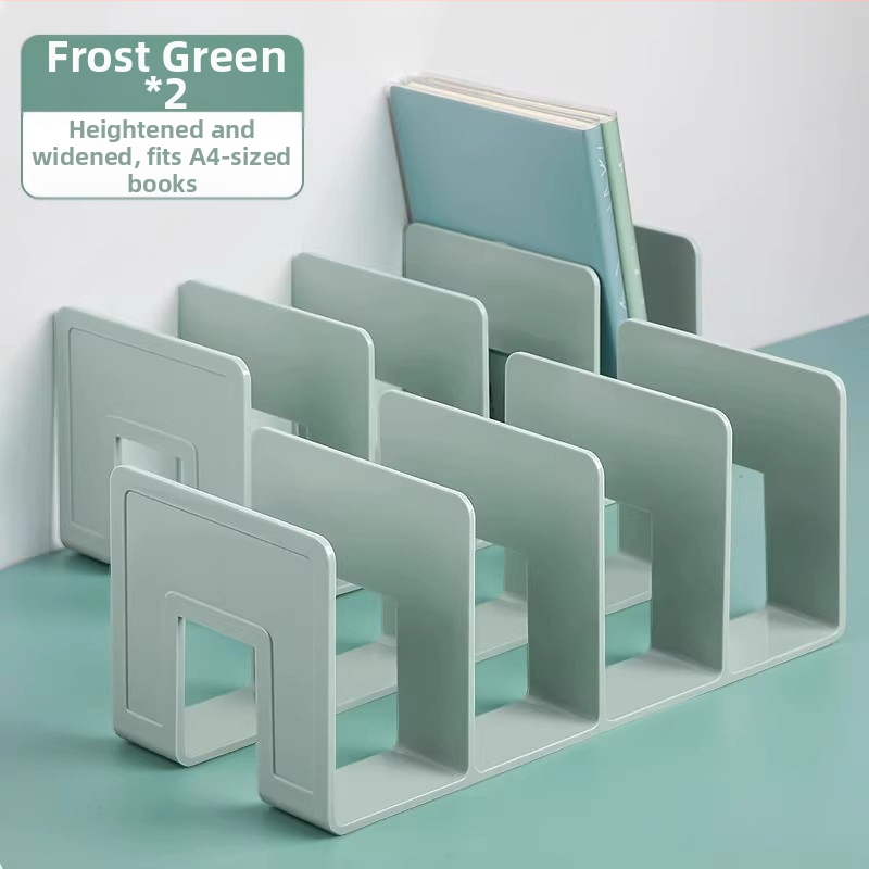 Könyvesállvány, olvasóállvány, könyvcsipesz, asztali könyvespolc, asztali fix könyvtároló állvány, elválasztó, átlátszó akril