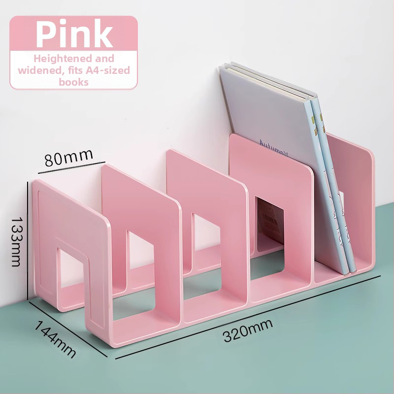 Könyvesállvány, olvasóállvány, könyvcsipesz, asztali könyvespolc, asztali fix könyvtároló állvány, elválasztó, átlátszó akril