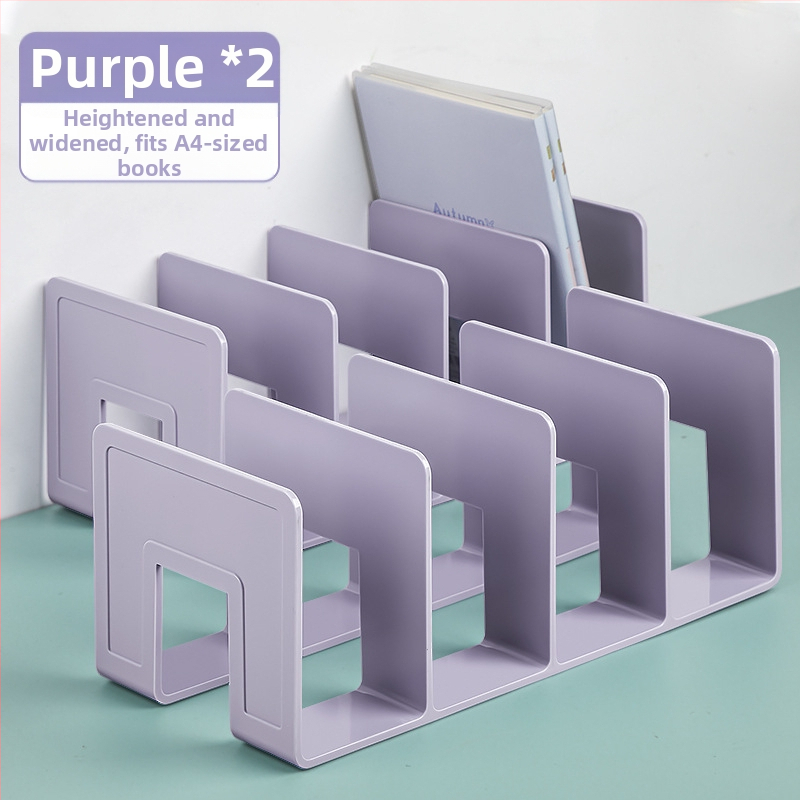 Könyvesállvány, olvasóállvány, könyvcsipesz, asztali könyvespolc, asztali fix könyvtároló állvány, elválasztó, átlátszó akril