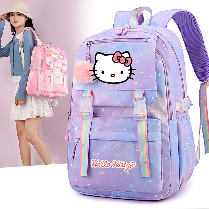 Kitty slatka školska torba studentski ruksak Kitty novi lagani djevojački dječji ruksak velikog kapaciteta