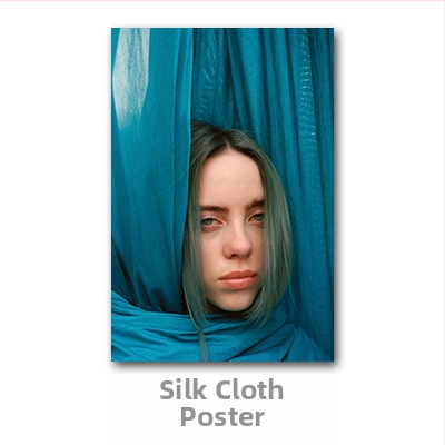 Aliexpressi piiriülene Billie Eilishi kuulsuste plakat, Billie Eilishi Euroopa ja Ameerika tegelaskujude magamistoa ja elutoa seinapilt