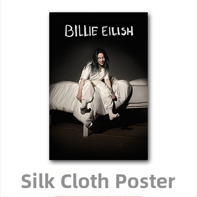 Aliexpressi piiriülene Billie Eilishi kuulsuste plakat, Billie Eilishi Euroopa ja Ameerika tegelaskujude magamistoa ja elutoa seinapilt
