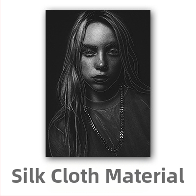 Aliexpressi piiriülene Billie Eilishi kuulsuste plakat, Billie Eilishi Euroopa ja Ameerika tegelaskujude magamistoa ja elutoa seinapilt