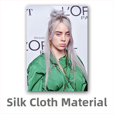 Aliexpressi piiriülene Billie Eilishi kuulsuste plakat, Billie Eilishi Euroopa ja Ameerika tegelaskujude magamistoa ja elutoa seinapilt