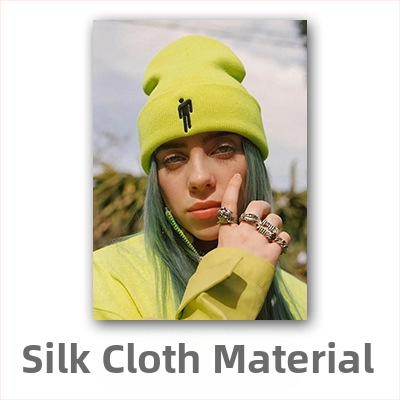 Aliexpressi piiriülene Billie Eilishi kuulsuste plakat, Billie Eilishi Euroopa ja Ameerika tegelaskujude magamistoa ja elutoa seinapilt