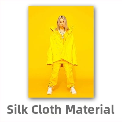 Aliexpressi piiriülene Billie Eilishi kuulsuste plakat, Billie Eilishi Euroopa ja Ameerika tegelaskujude magamistoa ja elutoa seinapilt