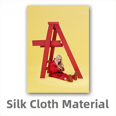 Aliexpressi piiriülene Billie Eilishi kuulsuste plakat, Billie Eilishi Euroopa ja Ameerika tegelaskujude magamistoa ja elutoa seinapilt