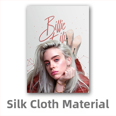 Aliexpressi piiriülene Billie Eilishi kuulsuste plakat, Billie Eilishi Euroopa ja Ameerika tegelaskujude magamistoa ja elutoa seinapilt