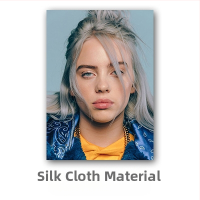 Aliexpressi piiriülene Billie Eilishi kuulsuste plakat, Billie Eilishi Euroopa ja Ameerika tegelaskujude magamistoa ja elutoa seinapilt