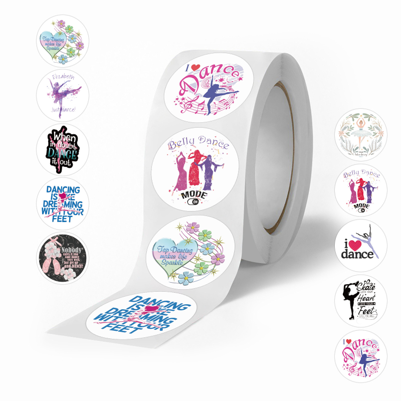 500 kleebist/rull, mitu koomiksiloomaga rullikleebist, armsad loomad, laste isetegemise rula-pagasi käsikleebised