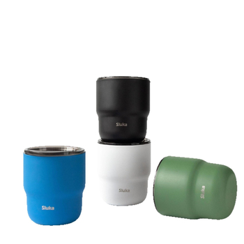 Užsienio prekybos tiekimas 304 nerūdijančio plieno laiptelių puodelis spalvotas sulčių kavos puodelis lauko dvigubai izoliuotas burnos puodelis