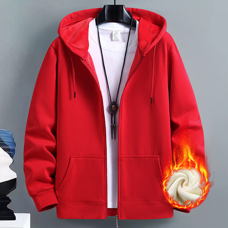 Meeste kardigan-kampsun, kevad- ja sügisene Ameerika moebränd, kapuutsiga paaride top, lahtised spordilukuga jakid, piiriülene pluss-suuruses