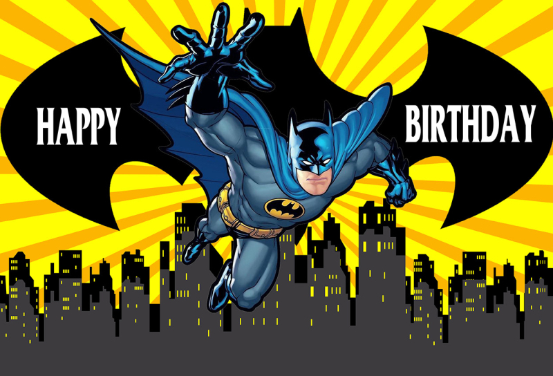 Tarpvalstybinis animacinis filmas „Žmogus-voras“ ir magiški herojai fone, audinio fotografija, vaikų gimtadienio šventės dekoravimo reklaminė juosta