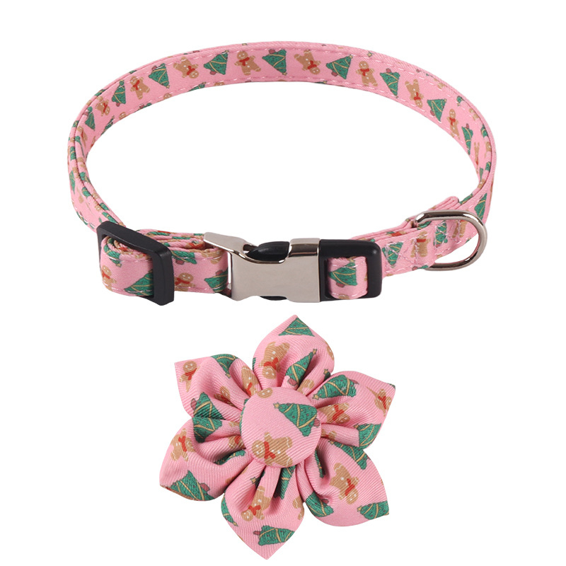 Amingeri uue lemmikloomatoodete disainiga jõuluseeria vibu-päevalillekujuline koerakaelarihm