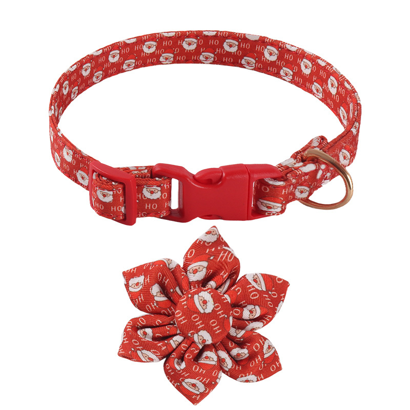 Amingeri uue lemmikloomatoodete disainiga jõuluseeria vibu-päevalillekujuline koerakaelarihm