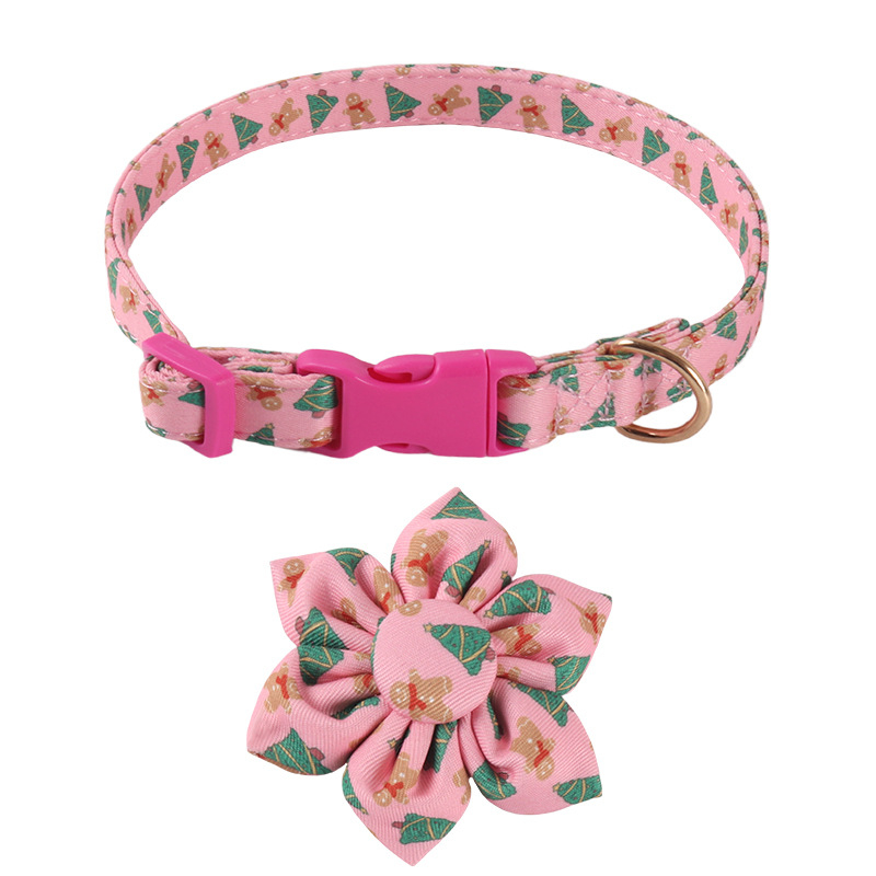 Amingeri uue lemmikloomatoodete disainiga jõuluseeria vibu-päevalillekujuline koerakaelarihm