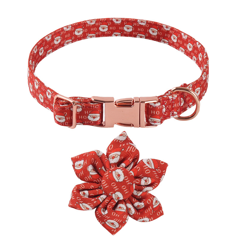 Amingeri uue lemmikloomatoodete disainiga jõuluseeria vibu-päevalillekujuline koerakaelarihm