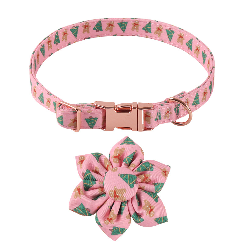 Amingeri uue lemmikloomatoodete disainiga jõuluseeria vibu-päevalillekujuline koerakaelarihm