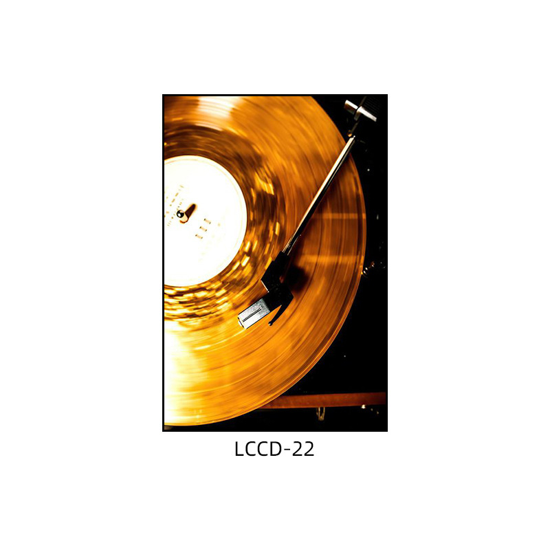 Декоративна картина с винилова плоча, индустриален стил, бар, музика, ресторант, висяща картина, прозрачен бар, кафене, нощен клуб, пеещ диск, стенопис