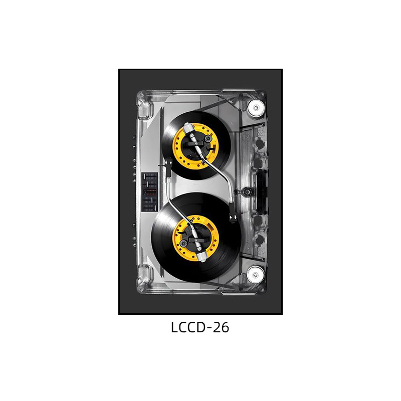 Декоративна картина с винилова плоча, индустриален стил, бар, музика, ресторант, висяща картина, прозрачен бар, кафене, нощен клуб, пеещ диск, стенопис