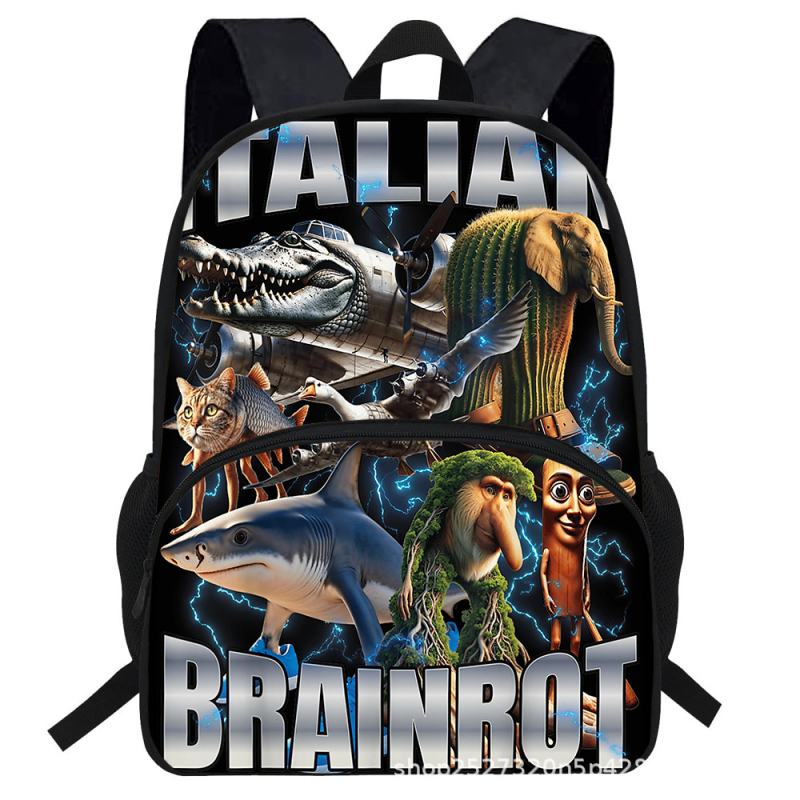 Puidust pulgamehe seljakott Itaalia Brainrot seljakott toetab Aliexpressi Jit Dropshippingut